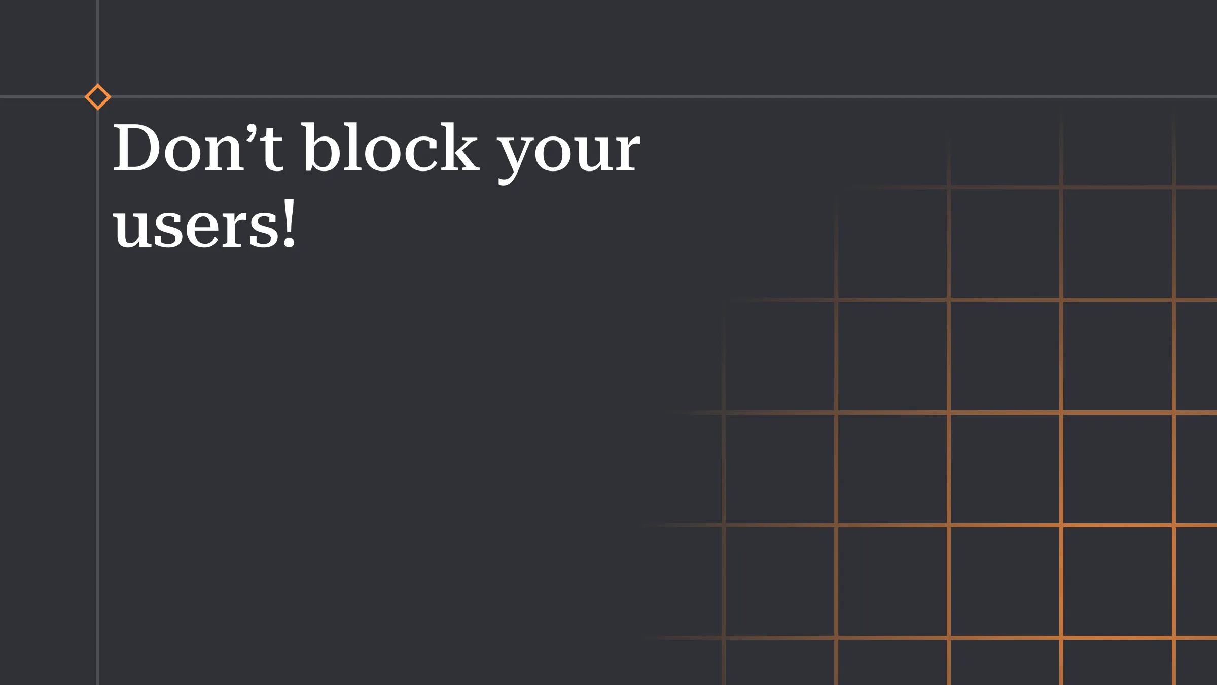Don’t block your users! Why you should adopt event-driven architecture