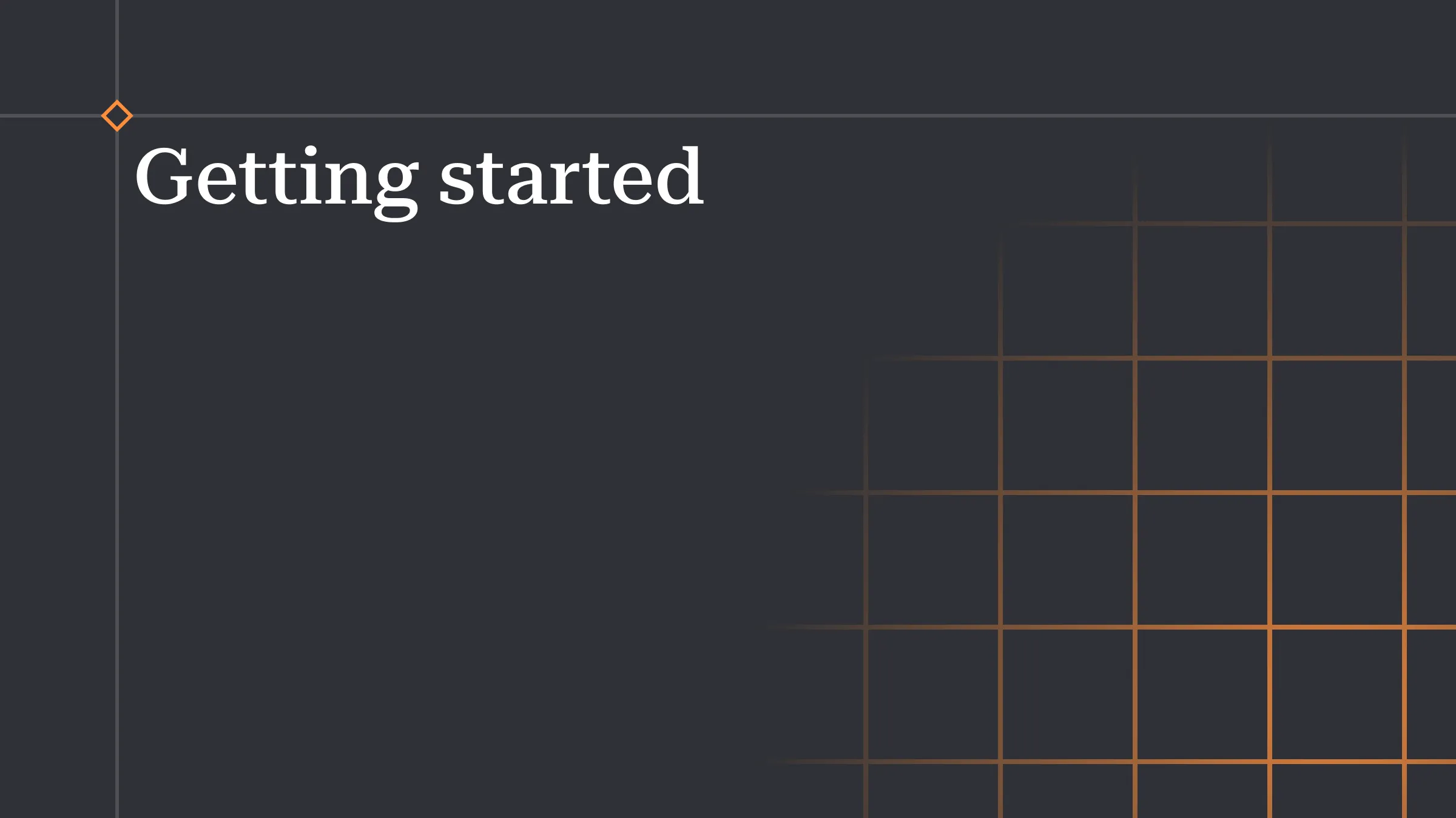 Getting Started